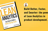 Cover photo of this article showing Lean Analytics book cover