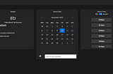Calendbook new UI for Booking