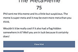 The MetaMeme{NACTF 2019}