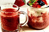 Vanilla-Strawberry Puree