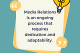 Best Practices for Effective Media Relations