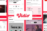 Vidio Design Challenge — Live Concert & Podcast Apps