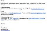 Your project is not ready for contributors