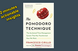 Learn the Pomodoro Technique in 2-minutes and take control of time and life!