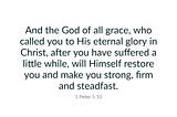 And although we must be aware of the reality and the power of our enemy, we must never be…