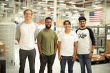 Xos interns Brady, Dagmawi, Esteban, and Ujwal