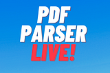 Announcing CreditChek PDF Parser