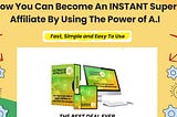 Ultimate Affiliate AI Review - My Personal Opinion With Testimonials