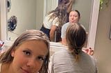 Photo of the author’s teen daughters.