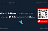 Flutter İle QRCode Uygulaması Yapımı