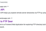 FTP Seer API + FTP Seer Client Google SEO