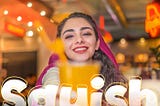 Squish — Organic Juice Landing Page UX UI Design