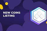 new coins listing