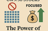 🧠 You Don’t Need to Own 50 Stocks to Get Rich – The Power of Focused Investing