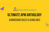 The Ultimate APM Anthology: Submit Your Poems For Our Debut Book!
