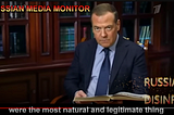 Medvedev Says Russia’s Genocide of Ukraine Is Legitimate
