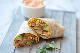 Scrambled Tofu & Vegan Cheese Sauce Breakfast Burrito