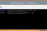 Access Raspberry Pi terminal via Bluetooth on Android Device