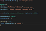 How to use @Input() in Child Component in Angular 10.