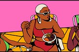 Black women enjoying life on the beach. immigrants, life lessons, politics
