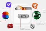 User Interface design directions for 2026 and beyond, including all the new morphisms, merging styles and innovation