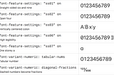 macOS System Font Stylistic Sets for CSS