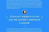 How to make beautiful quotes in an article.