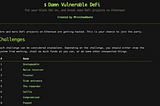 Damn Vulnerable DeFi — Setup and Challenge #1 Walkthrough