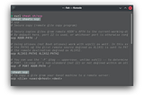 A Linux terminal page fetching data from cheat.sh using curl