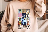 Blu-ey Era Tour Shirt,Bluey Family Matching Shirt,Bluey Bingo Sweatshirt, Gift for Her, Gift for Him, Bluey Tee,Bluey Gift Shirt