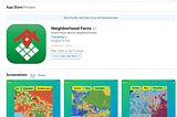 A mobile App to check the maps of neighborhood socioeconomic statuses