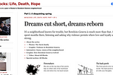 Short Critique on “68 Blocks: Life,  Death, Hope”