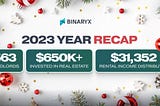 Binaryx Platform Recap: What We Achieved With You in 2023 🎄💫