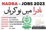 Jobs Advertisement in National Database and Registration Authority — WalkInerview Jobs