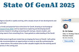 The State Of GenAI 2025