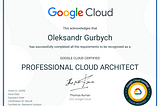 Google Cloud Professional Cloud Architect Exam Guide