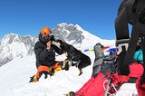 Stray Dog Climbs 23,000' Mountain