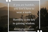 Humility: The Key to Wisdom
