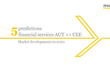 Market developments of the Austrian financial services market players in the year 2020