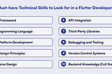 Must have technical skills to look for in a flutter developer while hiring