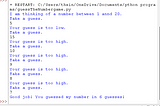 Creating a Number guessing game in Python!