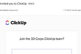 Joining a ClickUp Workspace