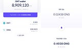 How to claim ONG with ONT & Interest rate
