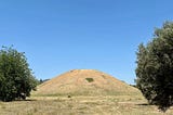 The tumulus where the Athenians who fell at Marathon are buried