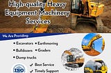 HIGH-QUALITY HEAVY EQUIPMENT MACHINERY SERVICES: | AL HATHAL