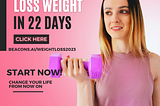 How to lose weight in 22 days in a healthy, beneficial and safe way for your health. take a look