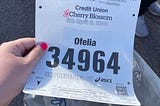 100+ Thoughts While Doing the Cherry Blossom 5K