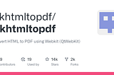 How to Install WKHTMLTOPDF with Patched QT on Ubuntu and CentOS 8