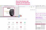 ClearCoin Google Chrome Extension Hijacking Online Ads — Captured Data Appears to Show Amazon…