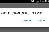 Xeonbit.com: How to Fix an Error ERR_NAME_NOT_RESOLVED on Android Devices?